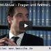 Video Youtube Hensche Rechtsanwälte, Christoph Hildebrandt zum Thema Verdachtskündigung